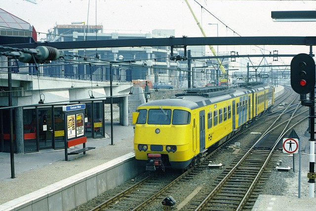 NS 2023 at Zoetermeer Centrum-West in 1984