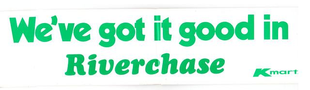 Riverchase bumper sticker (1984)