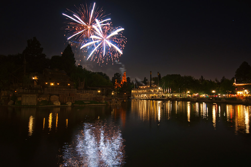 Fireworks Over Frontierland by WJMcIntosh