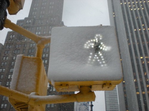 Snow in New York