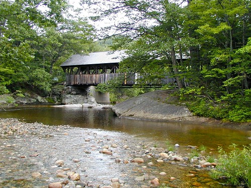 bridge water coveredbridge stream rocks olympus vogonpoetry maine