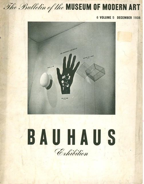 Bauhaus 1919 - 1938 Exhibition - Museum of Modern Art, New York 1938