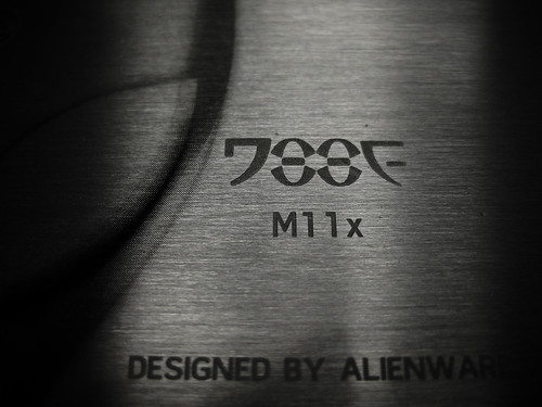 Jan 26. Alienware M11x name plate | Jerry Luo | Flickr