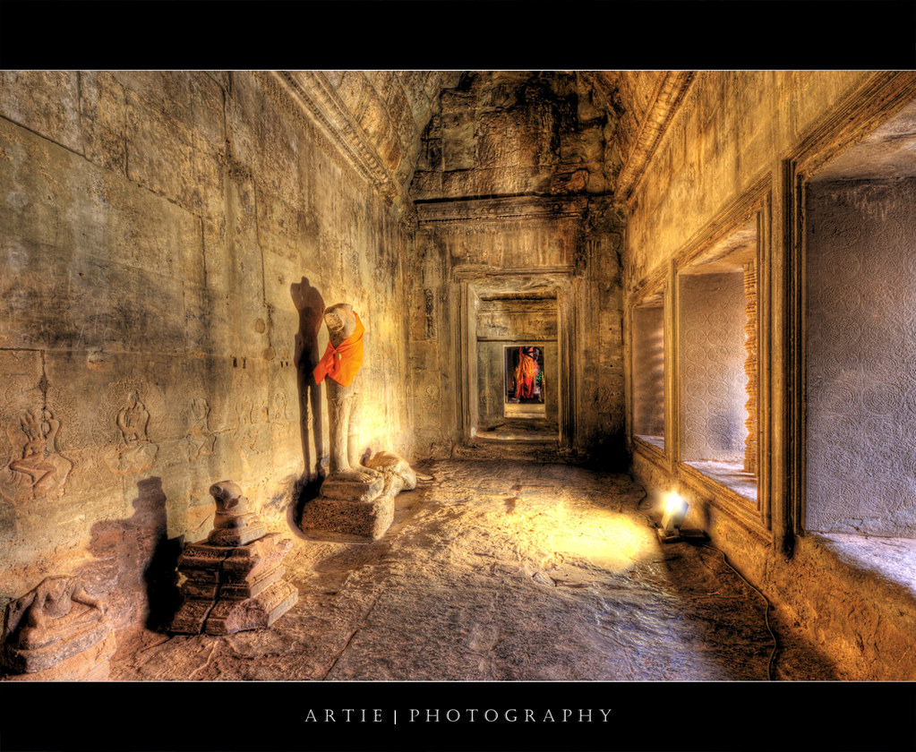 Buddha in Angkor Wat, Siem Reap, Cambodia :: HDR by :: Artie | Photography ::