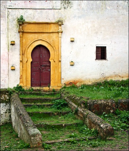 africa door window wall stairs unesco morocco maroc necropolis islamic rabat chellah worldheriatagesite