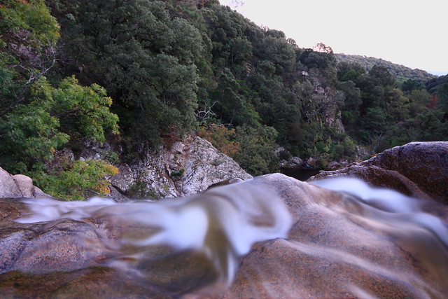 Cascade du Lataricciu-entre les desux cascades