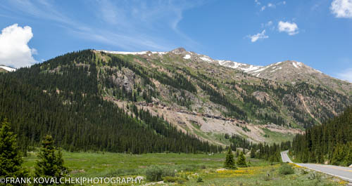 Views from the climb to Independence Pass