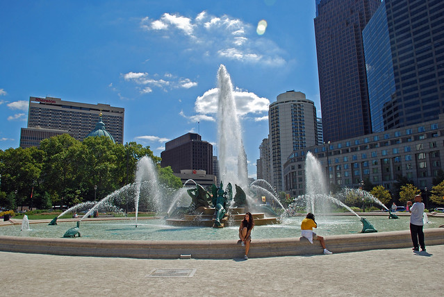 Logan Square fountain