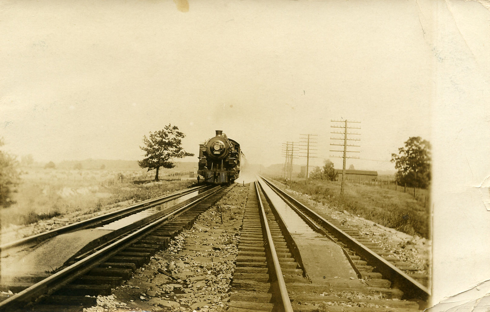 Lake Shore and Michigan Southern Railway and Track Tanks, 1908 - Chesterton, Indiana