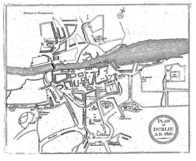 Picture of Dublin 1610 Map
