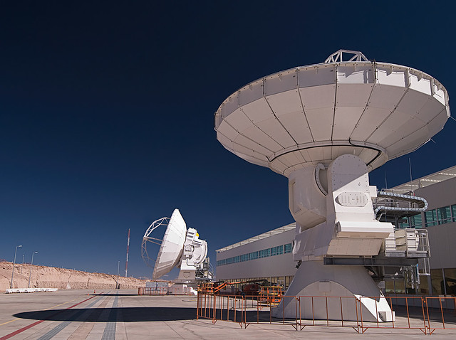 ALMA Telescopes at the OSF