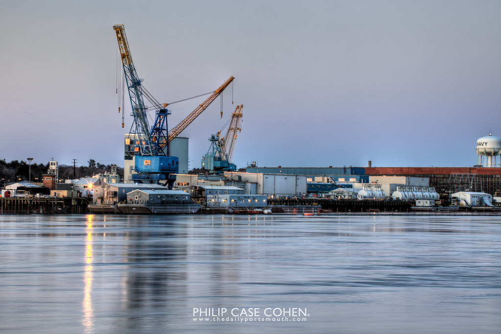 Portsmouth Naval Shipyard by Philip Case Cohen