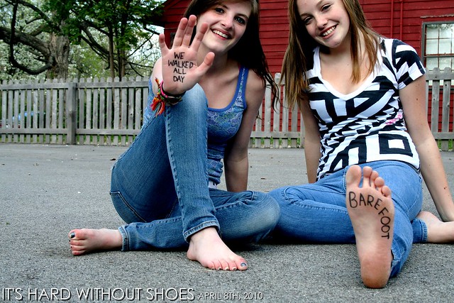 It's Hard Without Shoes | On April 8th, 2010, people from al… | Flickr