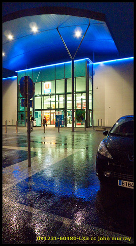blue france rain supermarket eurotrip 2009 superu
