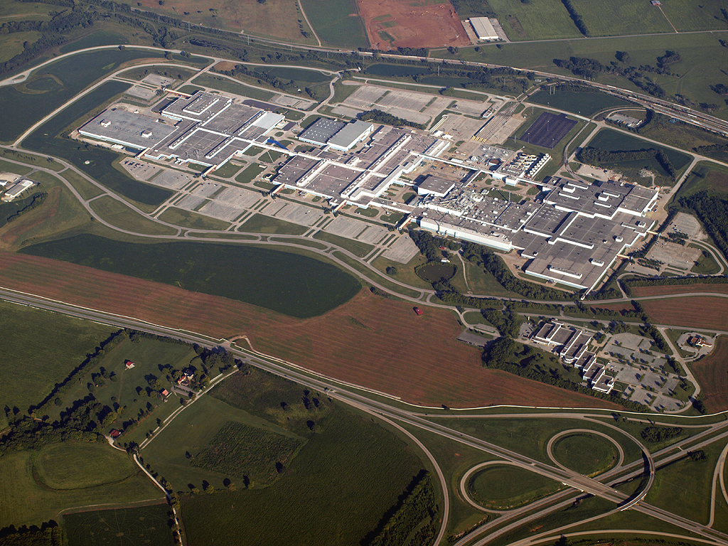 industry, industrial, tn, tennessee, springhill, saturn, aerialphotography,...