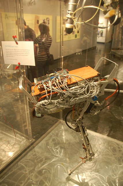 MIT Museum: Uniroo (1991-1993) walking robot