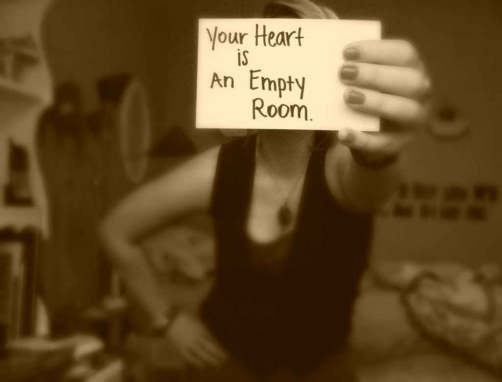 Start New.. | ..When your heart is an empty room with walls … | Flickr