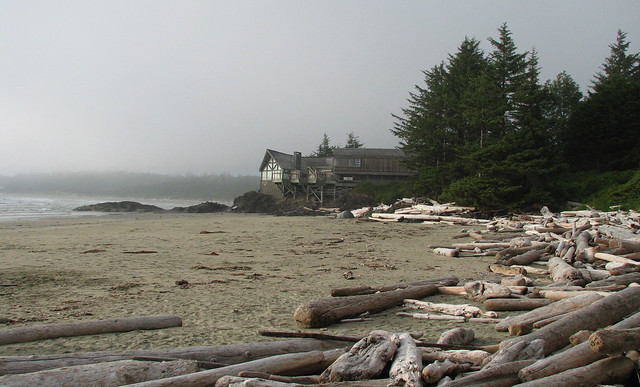 wafts of mist at Wickaninnish Centre, Vancouver Island