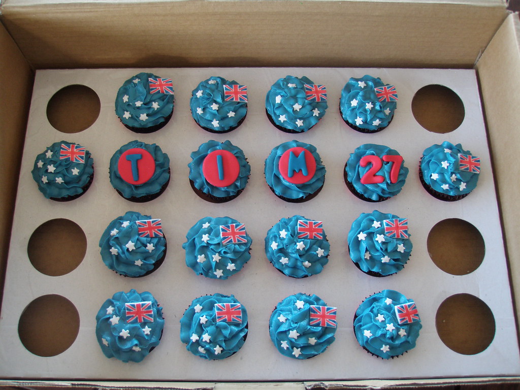 Mossy’s Masterpiece- Very patriotic-Australia Day birthday cupcakes