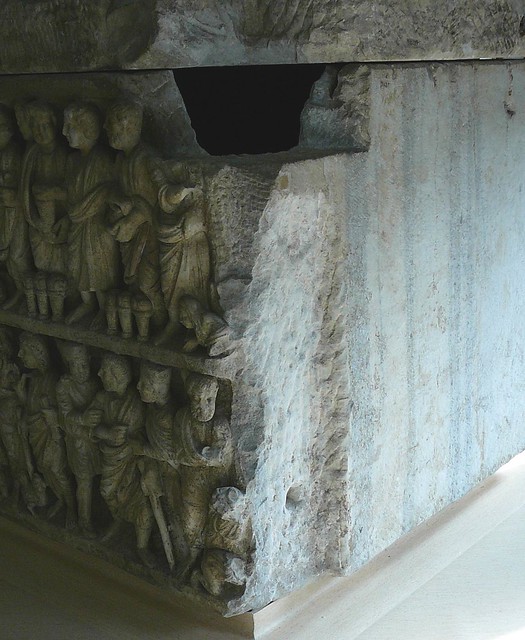 The dogmatic sarcophagus just before cleaning