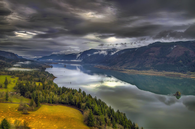 Columbia River Gorge from Cape Horn - Washington - HDR