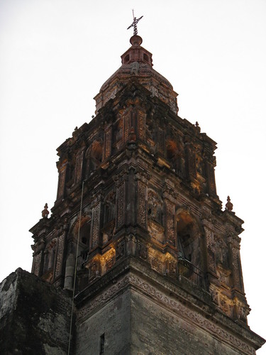 Mexican Church Spire by HamrTime, sunset church mexico catholic cuernavaca