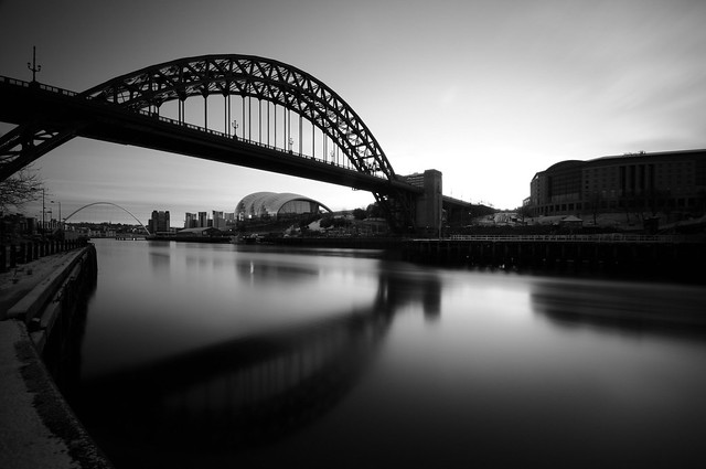 Tyne Bridge - Newcastle upon Tyne - B&W