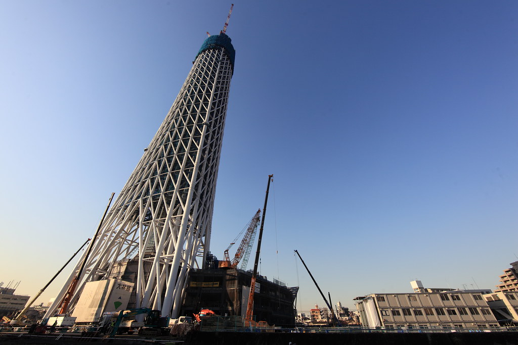 Tokyo Sky Tree Under Construction 10 01 15 東京スカイツリー建設中 Flickr