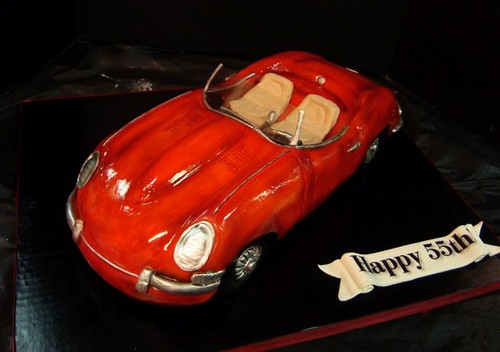 1962 jaguar cake | by debbiedoescakes