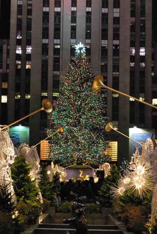 Rockefeller Center Natale.New York Albero Di Natale A Rockfeller Center Andrea Flickr