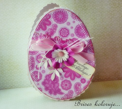 Egg-shaped Easter card | ANNA | Flickr