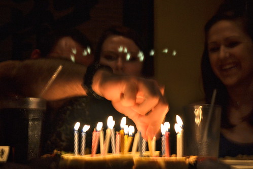 birthday lighting friends light food smile cake dinner lens happy japanese nikon candles shadows hand florida magic perspective gainesville pointofview delicious surprise flare dreamy candlelight wish magical steakhouse hibachi softlight wishing gilmorec