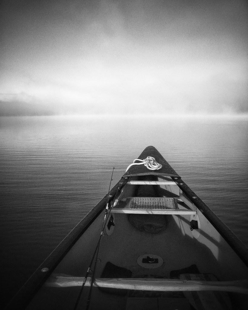 canoe bw | Kristine Grad | Flickr