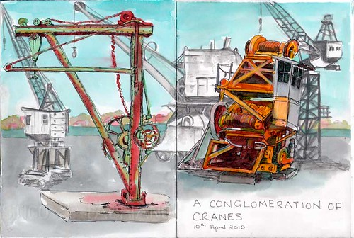 Conglomeration of Cranes | by quirkyartist