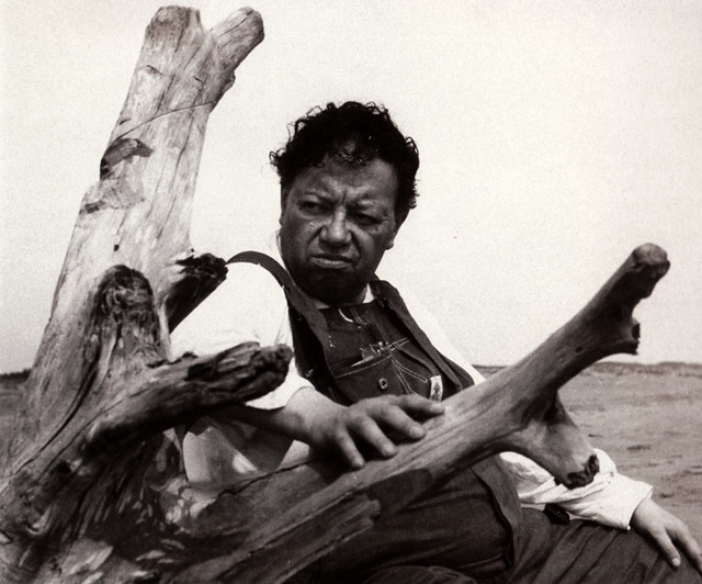 Diego Rivera, photograph by Lola Álvarez Bravo, 1945