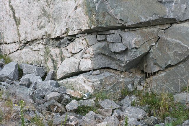 Rock Textures, Canadian Shield, Doe Lake, Katrine, Muskoka, Ontario, August 2009