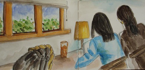 Students writing report | by kim k-hee