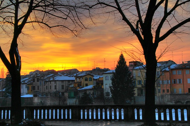 Sunset in Parma
