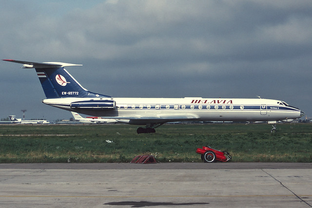 EW-65772 - 1979 build Tupolev Tu-134A-3, stored at Minsk in 2011