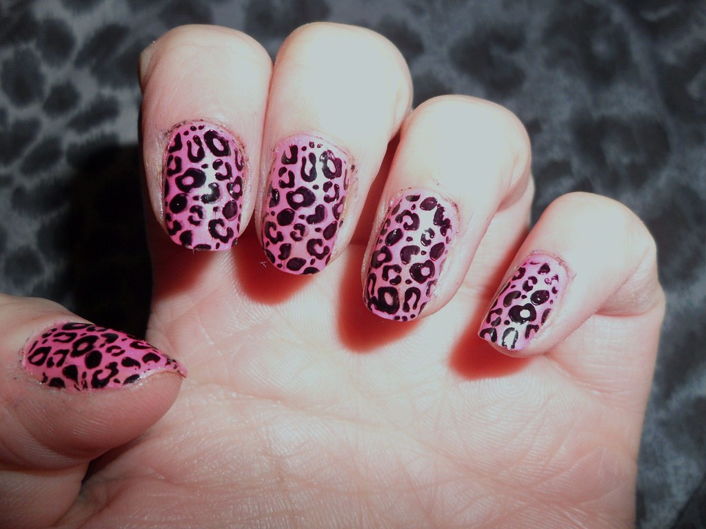 Leopard Print Nails | Leopard Nail Art Tutorial - YouTube