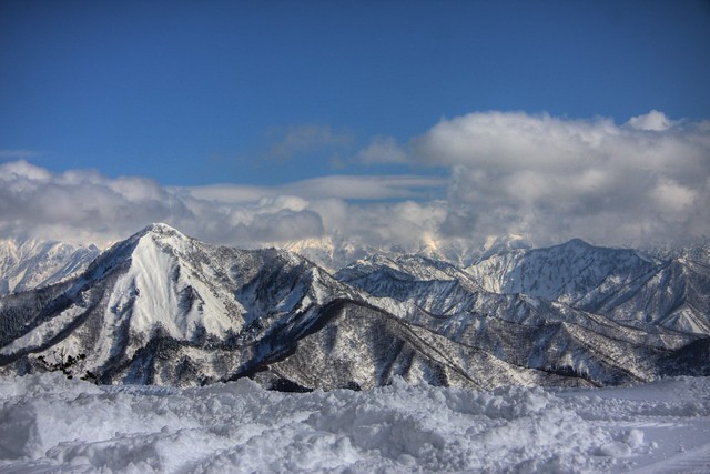 View from Yuzawa Ski Resort, Niigata, Japan