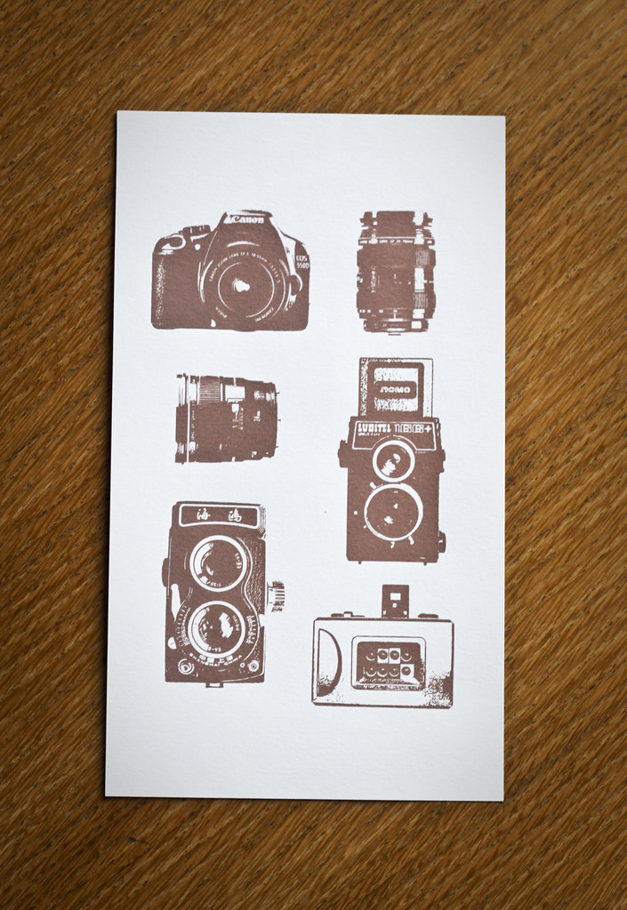 My cameras - screen print - a photo on Flickriver