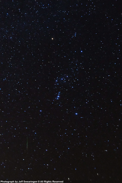 Orion and orionid meteor