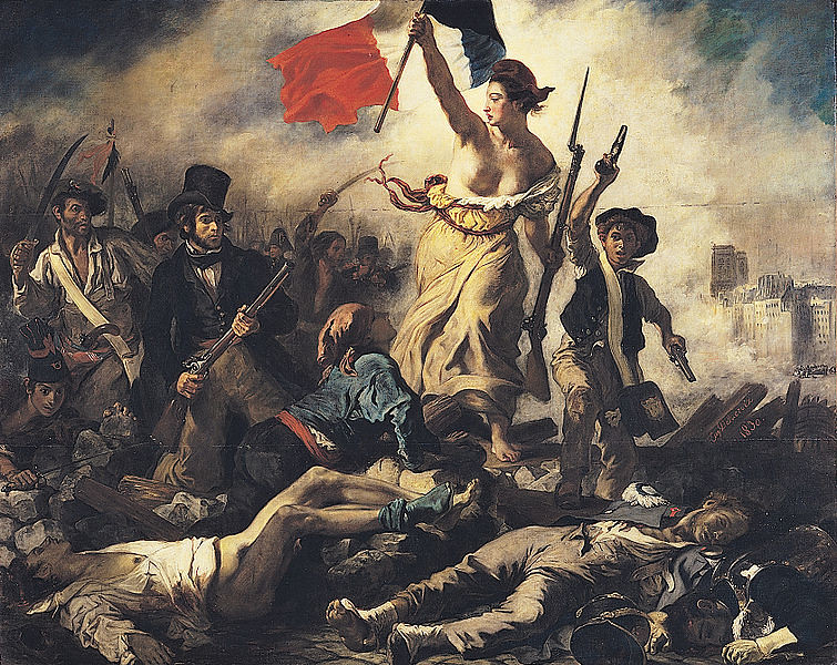 Eugène Delacroix-La liberté guidant le peuple
