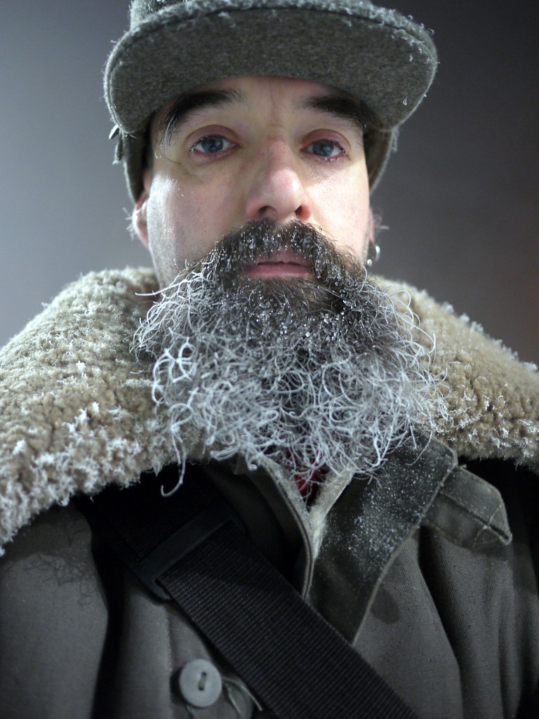 Beardicles | After walking to work. -21 degrees C last night… | Flickr
