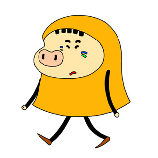 Strange pig cartoon character - Pig's nose | Original cartoo… | Flickr