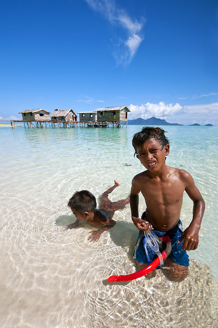 Sibuan Island, Semporna - Bajau Kids