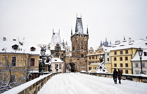 Winter Prague by Edgar Barany
