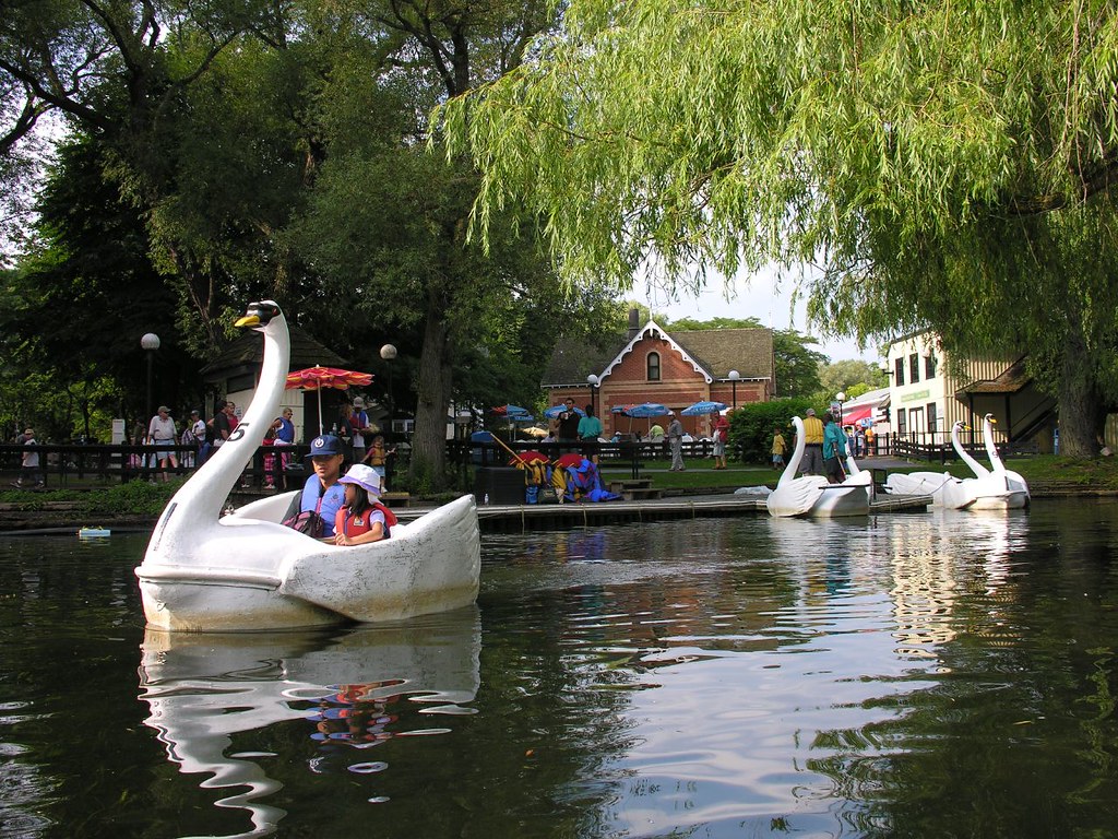 Centreville Amusement Park - Swan Boat Ride