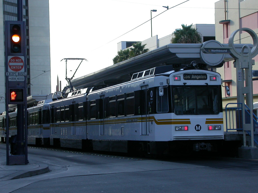 Blue Line | An LACMTA Blue Line light rail train in Downtown… | Flickr
